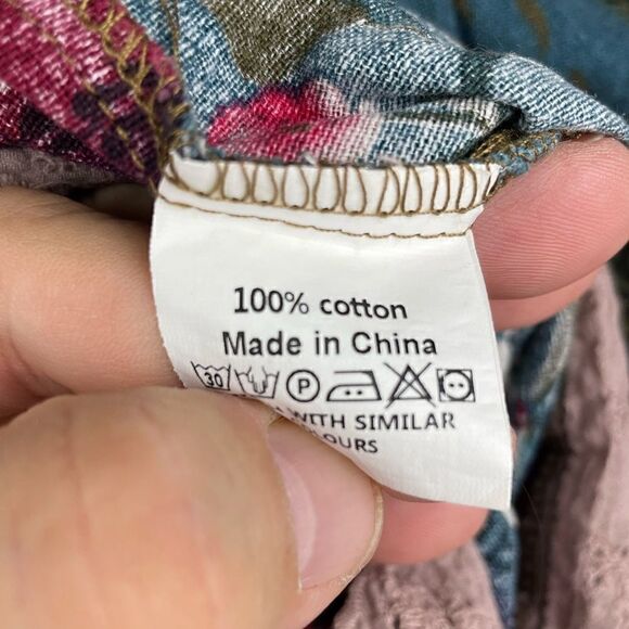 Zanzea Boho Floral Top Size M EUC - Picture 6 of 6